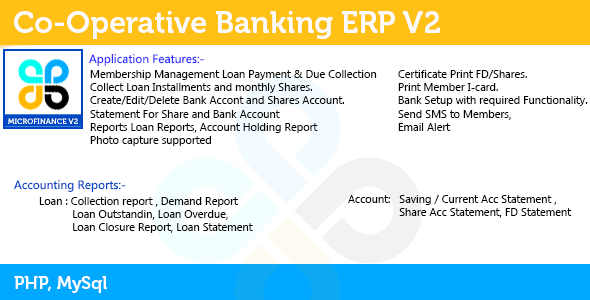 Credit Co-Operative ERP v1.0
